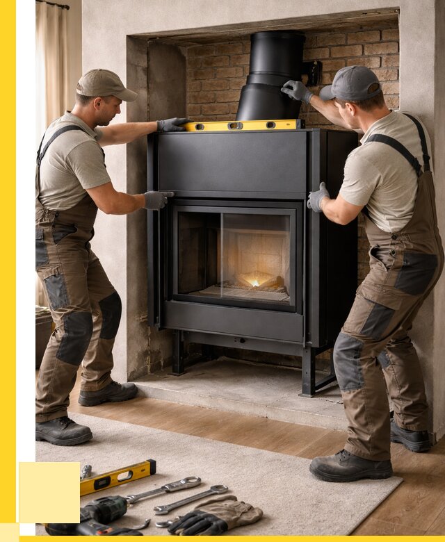 Установка каминных топок в Когалыме под ключ от 18608 р. | ЭриданКгл