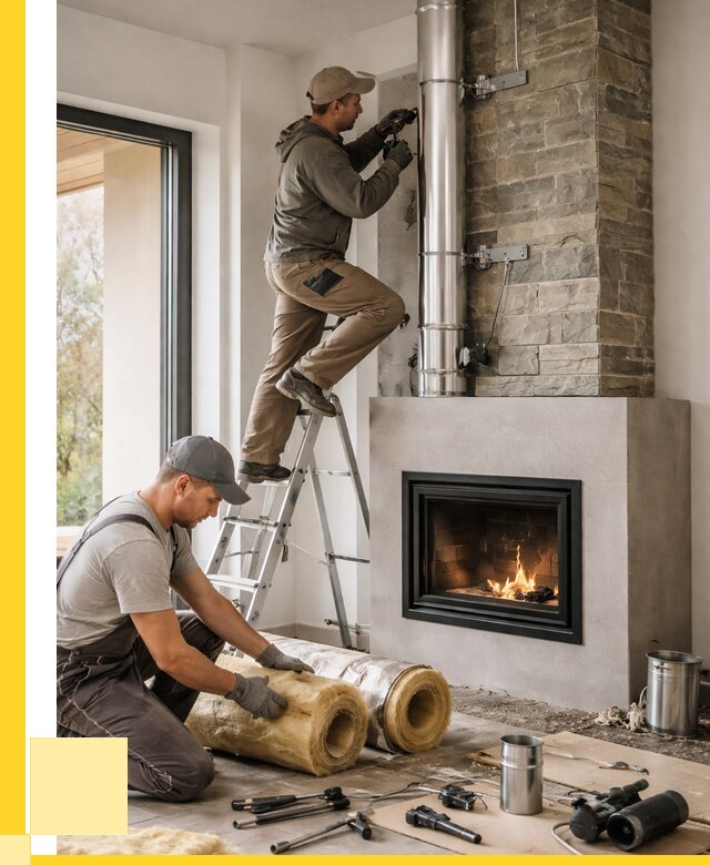 Монтаж дымоходов для каминов в Когалыме от 15507 р. ЭриданКгл