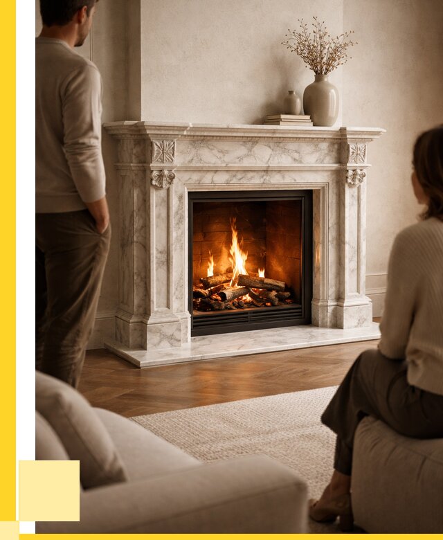 Мраморные камины под ключ в Когалыме от 258450 р. | ЭриданКгл