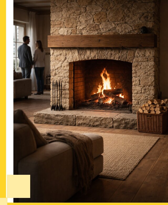 Открытые камины под ключ в Когалыме от 155070 р. ЭриданКгл