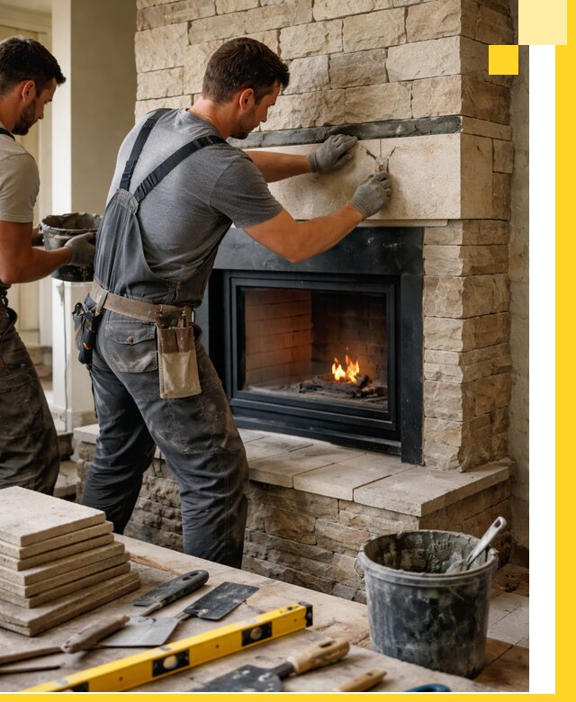 Проектирование и установка открытых каминов в Когалыме