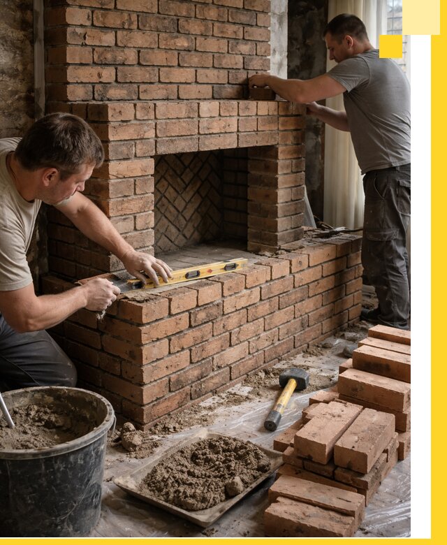 Изготовление и установка кирпичных каминов в Когалыме