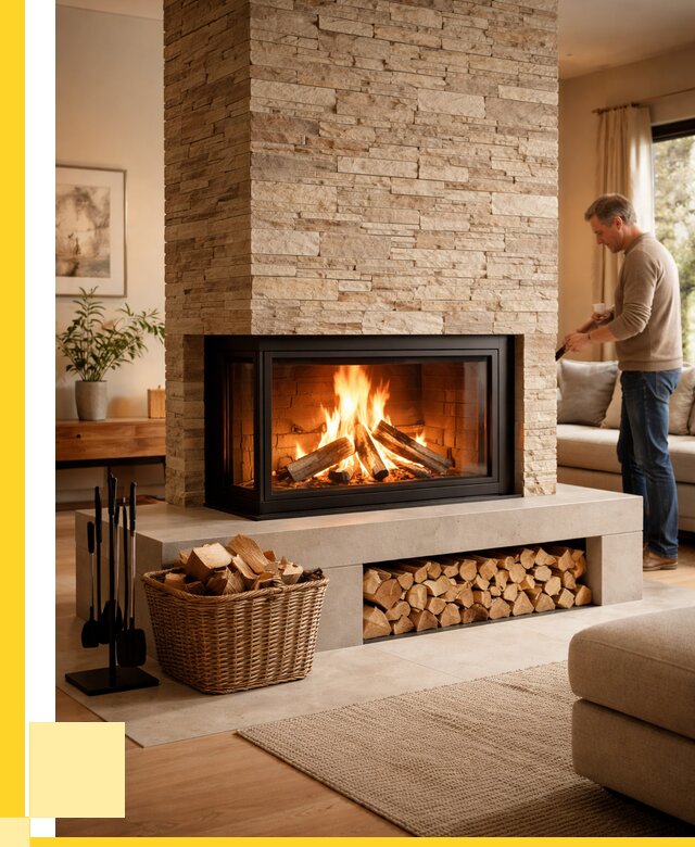 Дровяной камин под ключ в Когалыме от 206760 р. | ЭриданКгл