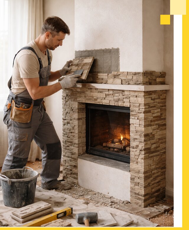 Изготовление и монтаж каминов для дома под ключ в Когалыме