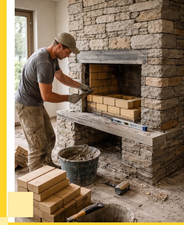 Кладка каминов и камина в Когалыме от 25845 р. ЭриданКгл