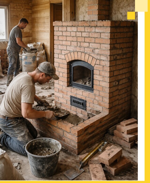 Профессиональное строительство печей в Когалыме под ключ