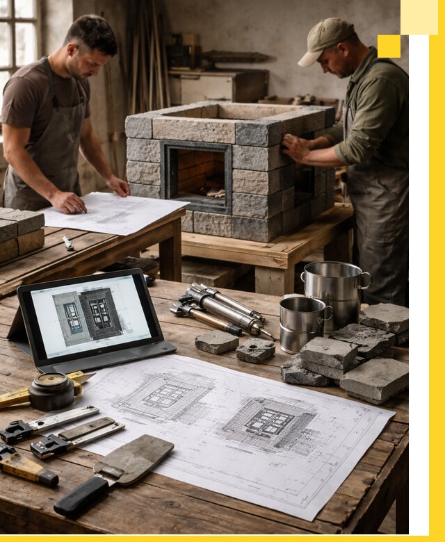 Разработка проектов печей с согласованием и монтажом в Когалыме