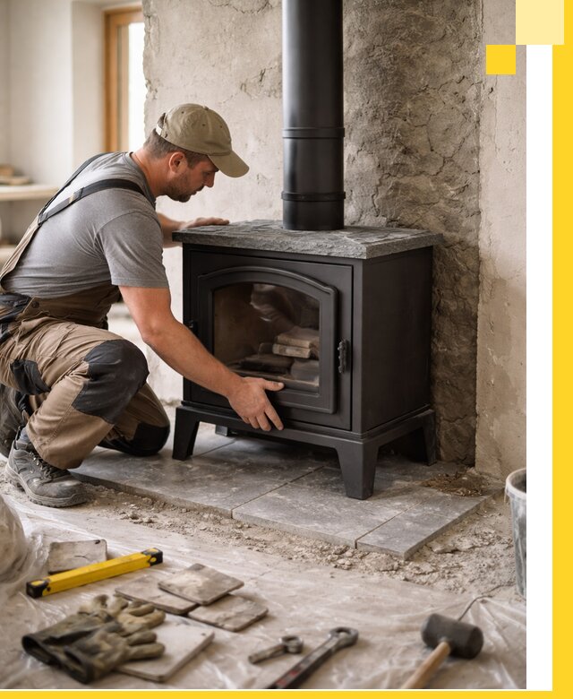 Профессиональный монтаж печей и каминов в Когалыме под ключ