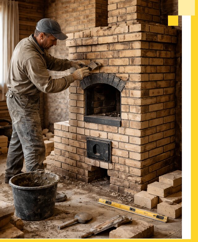 Кирпичные печи под ключ в Когалыме: проектирование и кладка