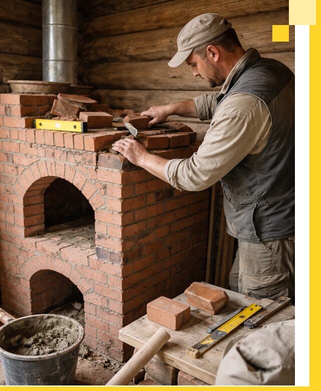 Изготовление и установка русских печей в Когалыме под ключ