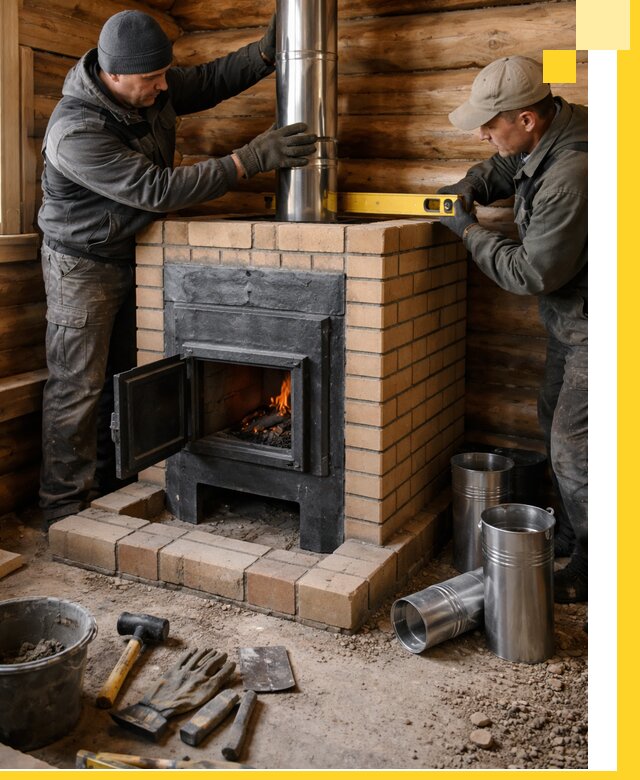 Проектирование, изготовление и установка банных печей в Когалыме