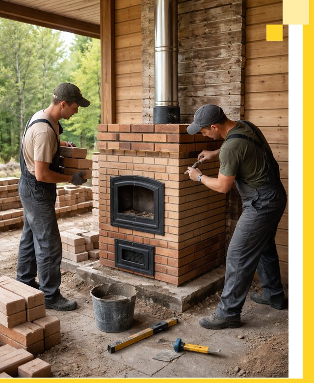 Производство и установка дачных печей под ключ в Когалыме