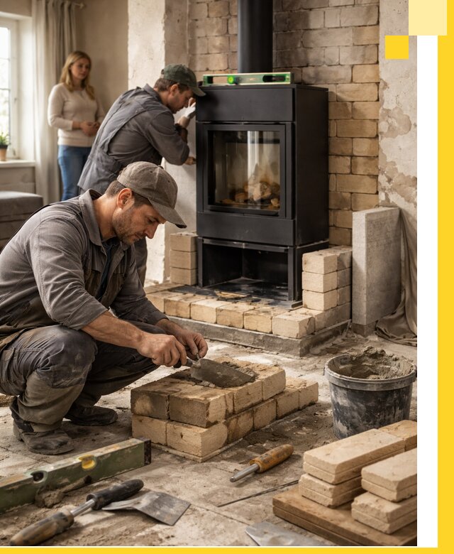 Печи и камины под ключ: проект, установка в Когалыме