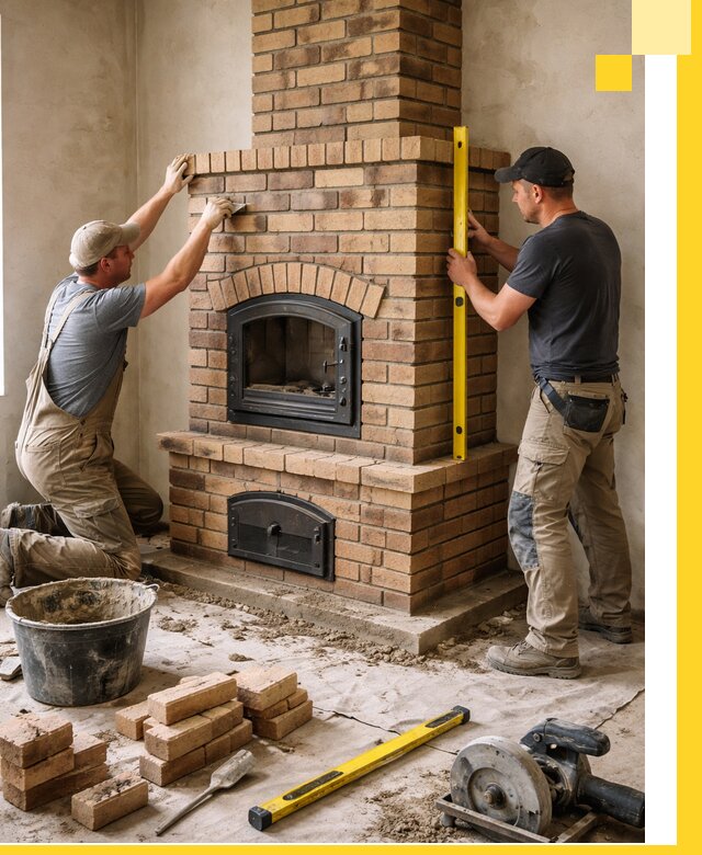 Продажа и установка печей и каминов для дома под ключ в Когалыме