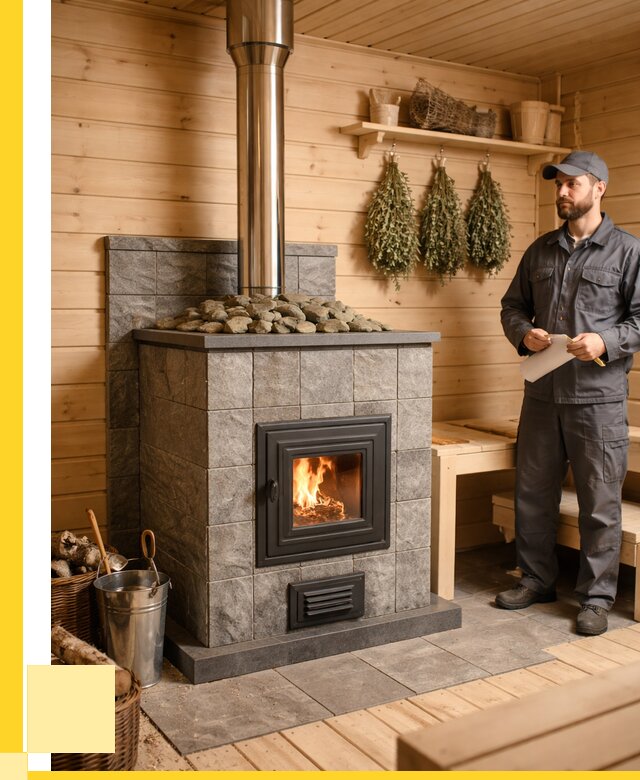 Печи для бани под ключ в Когалыме от 124056 р. | ЭриданКгл