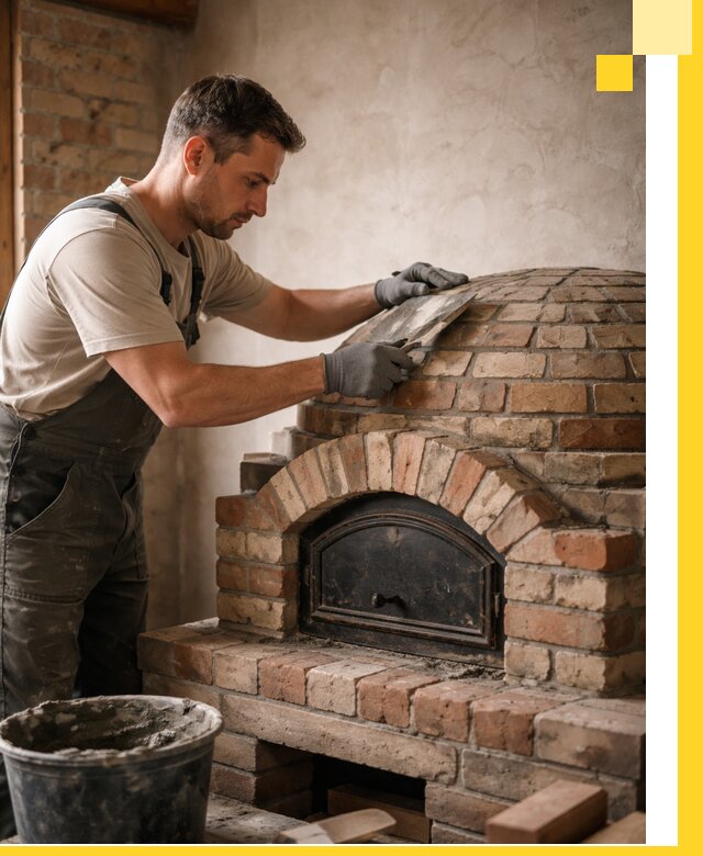 Изготовление и монтаж помпейских печей на заказ в Когалыме