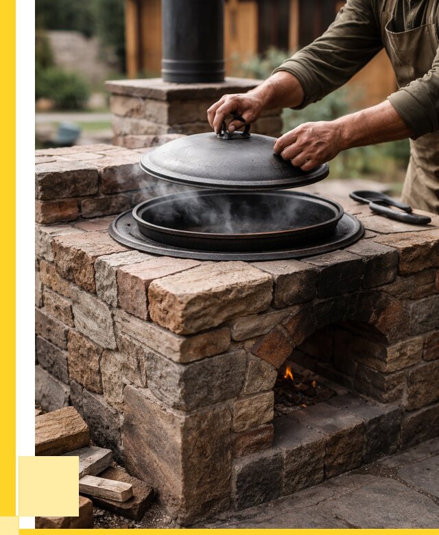 Печи для казана в Когалыме по цене от 18608 р. | ЭриданКгл