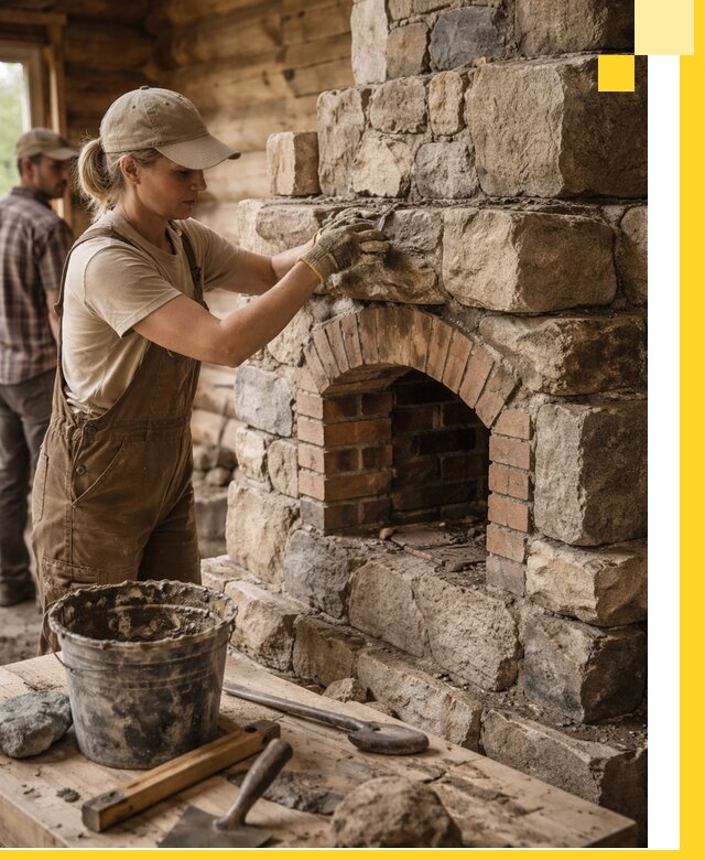 Каменные печи на заказ и монтаж в Когалыме, долговечные решения