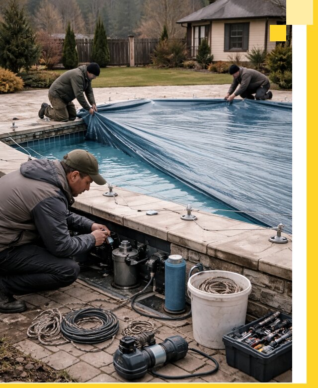 Консервация бассейнов в Когалыме: подготовка к длительному хранению