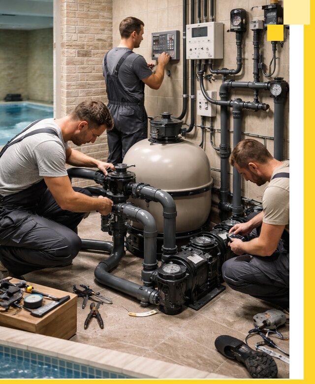 Комплексное оборудование для бассейнов под ключ в Когалыме