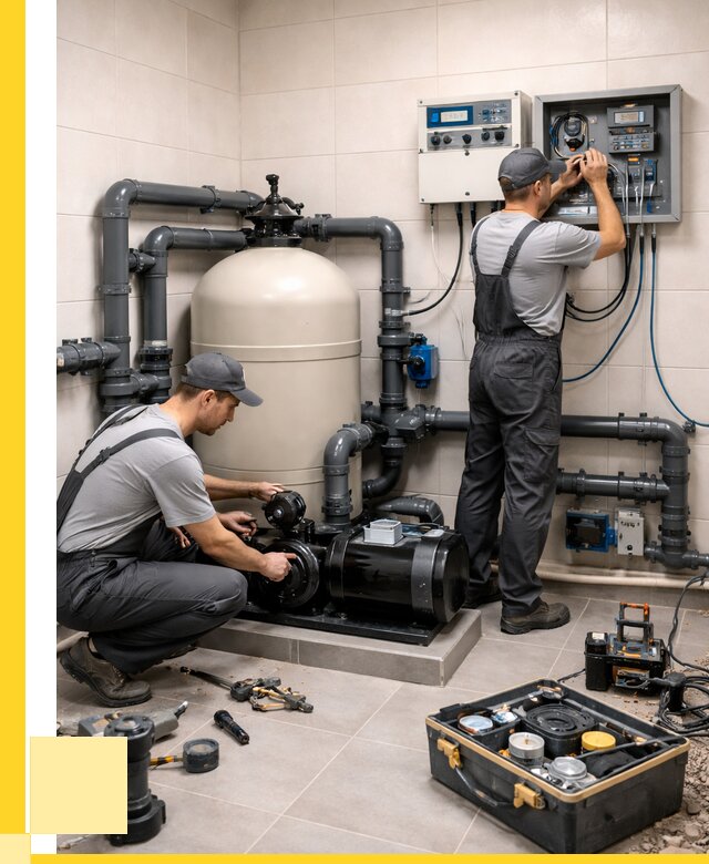 Монтаж оборудования для бассейнов в Когалыме от 41352 р. | ЭриданКгл