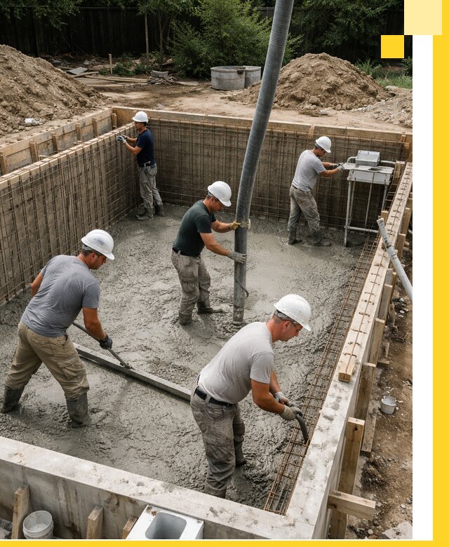 Строительство бетонных бассейнов под ключ в Когалыме