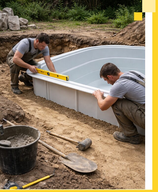 Производство и установка пластиковых бассейнов в Когалыме под ключ