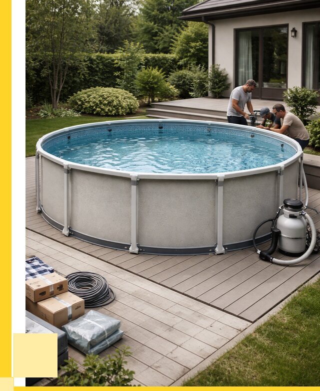 Купить каркасные бассейны в Когалыме от 46521 р. | ЭриданКгл