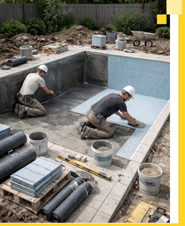 Проектирование и строительство стационарных бассейнов в Когалыме