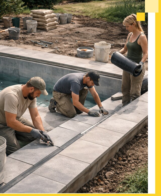 Строительство и монтаж уличных бассейнов под ключ в Когалыме