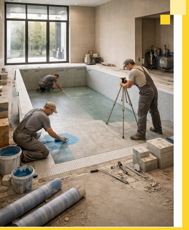 Проект и строительство закрытых бассейнов в Когалыме под ключ