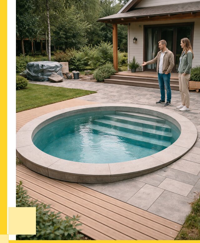 Бассейн на даче под ключ в Когалыме от 206760 р., ЭриданКгл