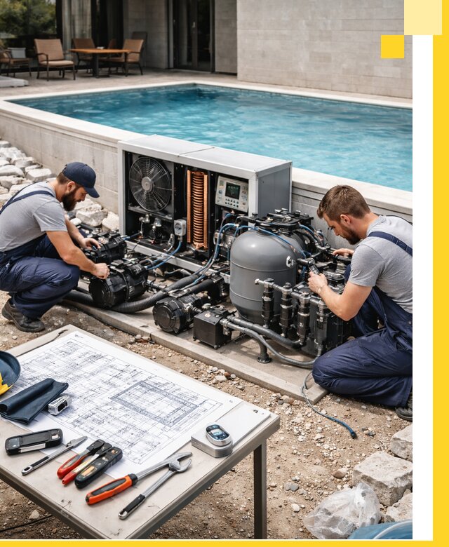 Проектирование и монтаж бассейнов с подогревом в Когалыме