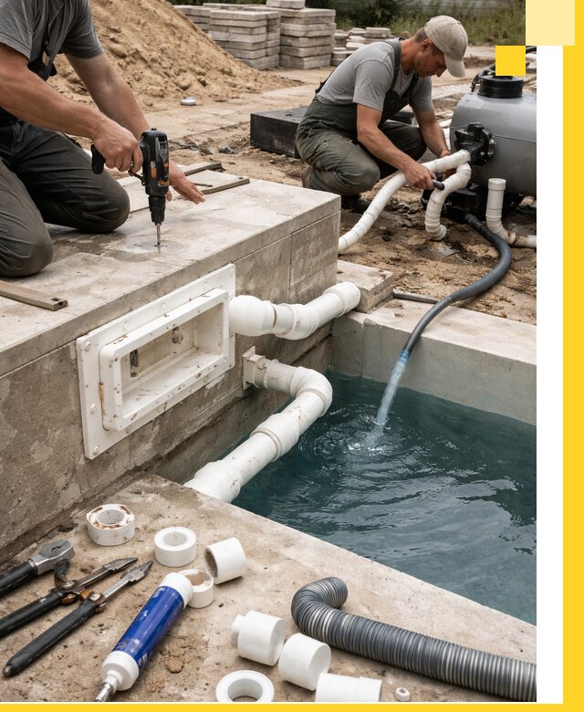 Строительство скиммерных бассейнов под ключ в Когалыме