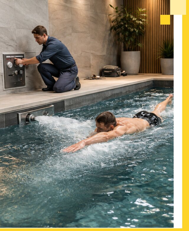 Проектирование и монтаж бассейнов с противотоком в Когалыме