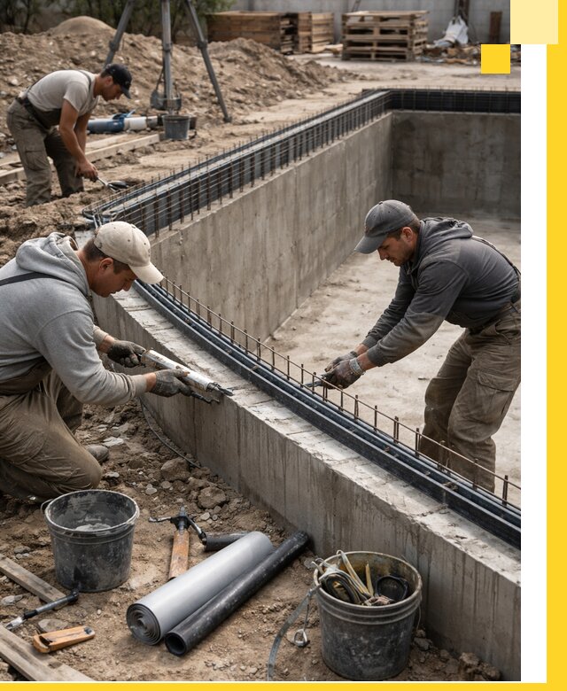 Качественный монтаж чаши бассейна в Когалыме под ключ с гарантией