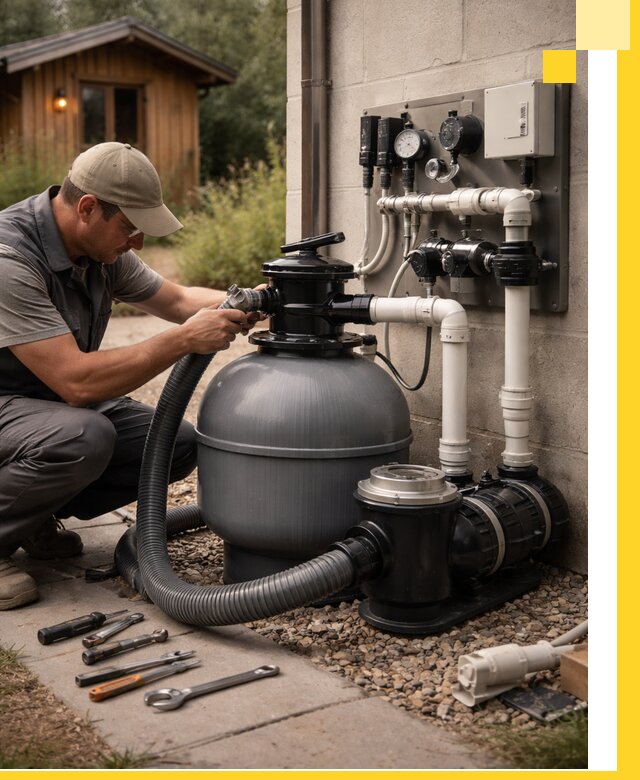 Продажа и монтаж фильтров и насосов для бассейнов в Когалыме