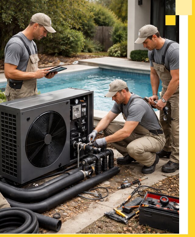 Проектирование и установка тепловых насосов для бассейнов в Когалыме