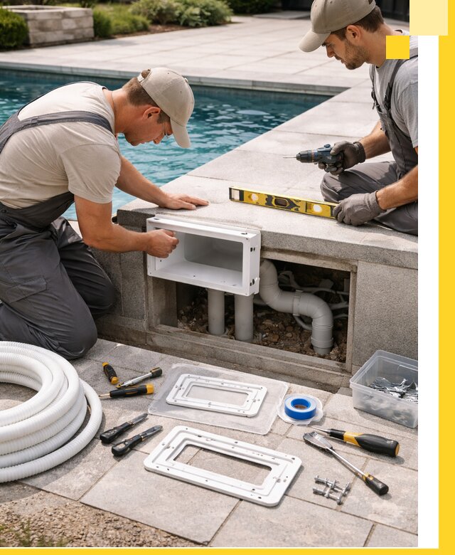 Поставка и установка скиммеров для бассейнов в Когалыме