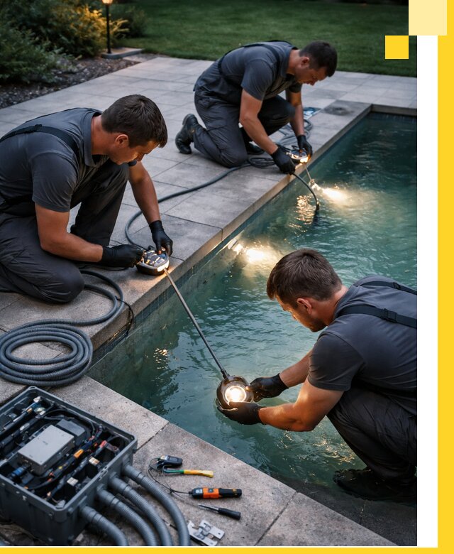 Профессиональное освещение бассейнов в Когалыме: дизайн и монтаж