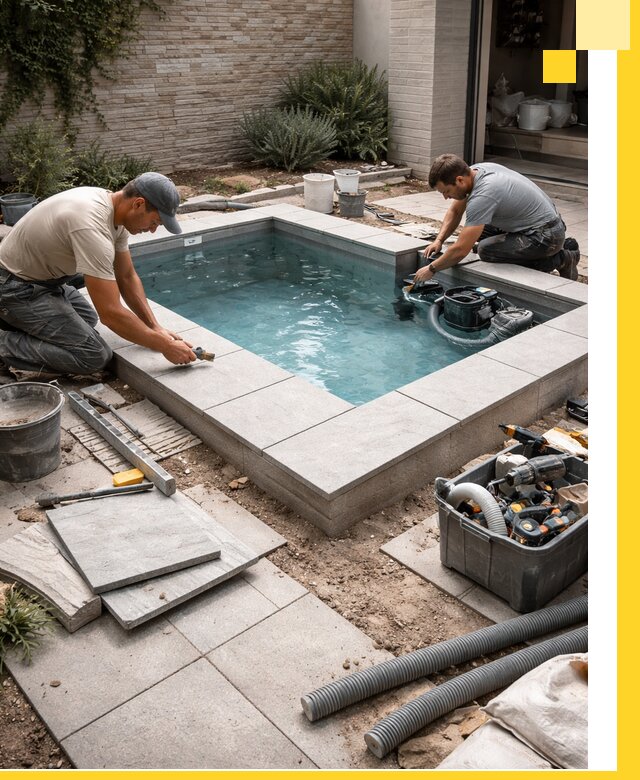 Мини бассейны под ключ в Когалыме, дизайн и установка