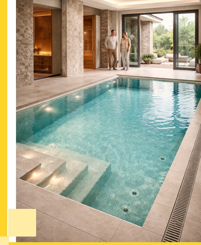 Бассейн во дворе в Когалыме: проект, отделка от 1240560 р. | ЭриданКгл