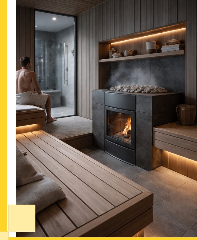 Проект сауны в частном доме в Когалыме от 36183 р. | ЭриданКгл