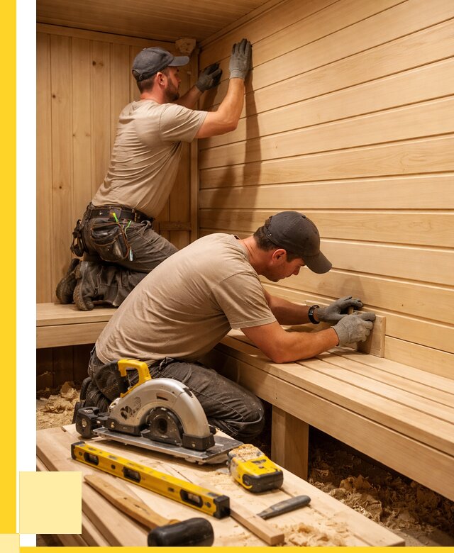 Обшивка саун вагонкой в Когалыме от 2585 р. | ЭриданКгл