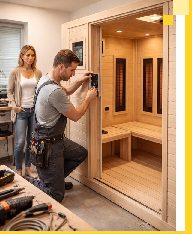 Инфракрасные сауны под ключ в Когалыме продажа и установка