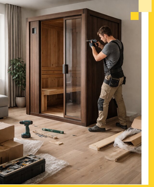 Установка и производство мини саун под ключ в Когалыме