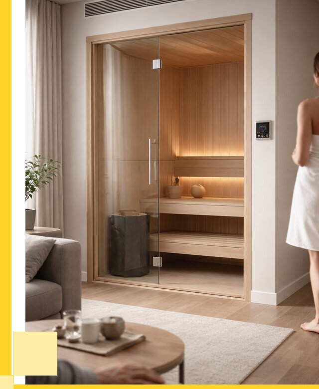 Сауна в квартире под ключ в Когалыме от 124056 р. ЭриданКгл