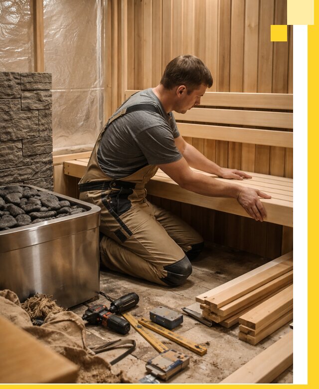 Сауны для дома под ключ с проектированием и монтажом в Когалыме