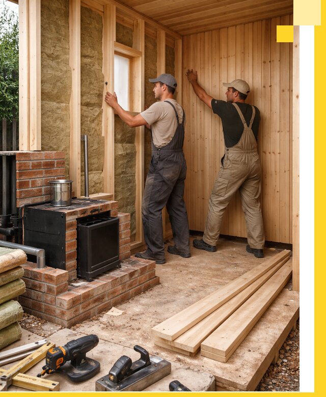 Строительство и установка дачных саун под ключ в Когалыме