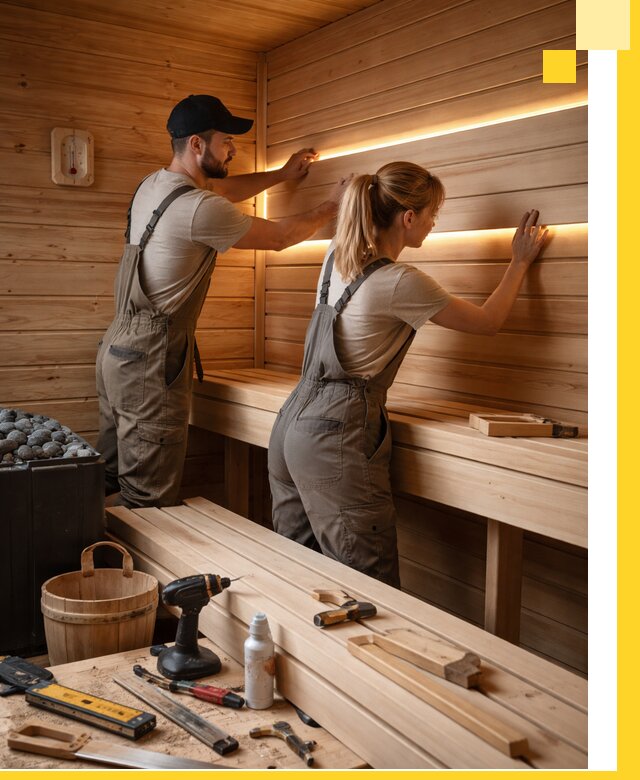 Дизайн саун и бань под ключ с индивидуальным проектом в Когалыме